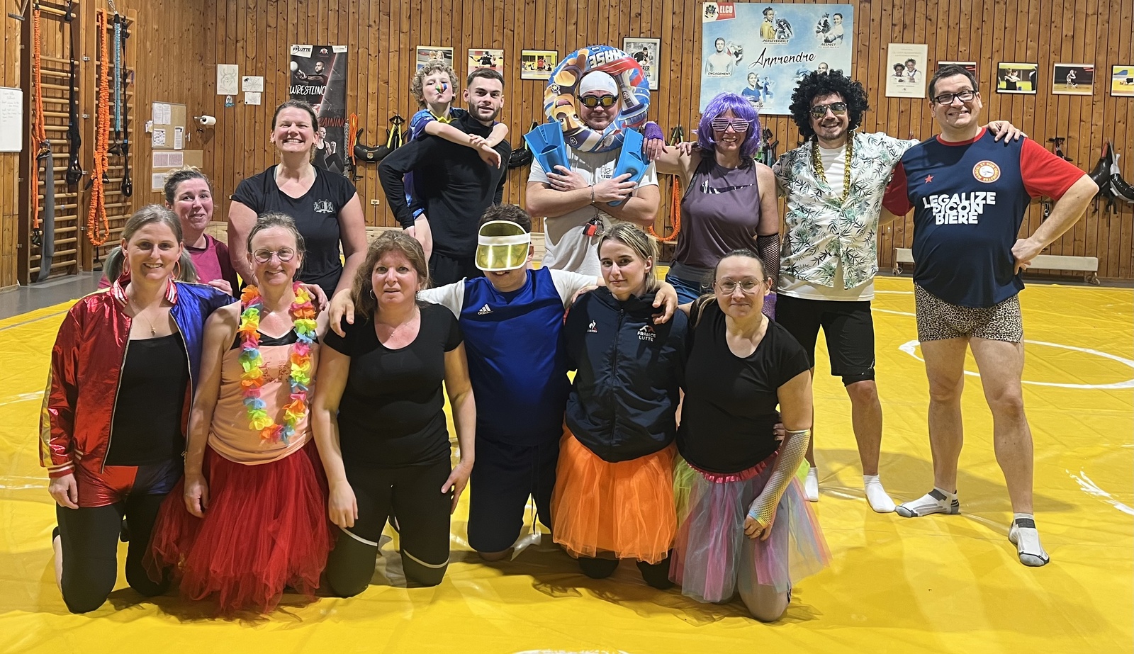 Les Wrestlers font leur Carnaval