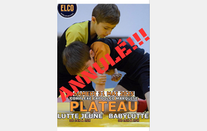Plateau Baby lutte. - U9-U11