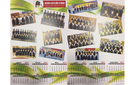 Le calendrier du club est arrivé