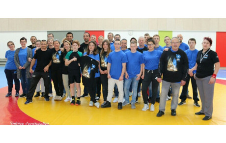 L'équipe bénévole lors des championnats de France
