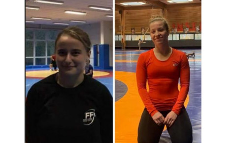 Emma et Laurie en stage national
