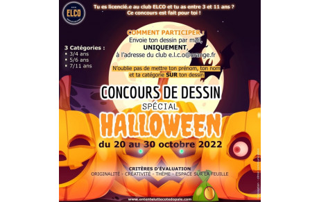 Concours de dessin spécial Halloween