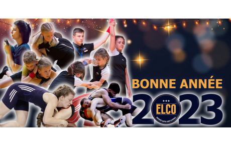 L'Entente Lutte Côte d'Opale, Madame LEGRAND Lise, sa Présidente, Son Conseil d'Administration et toute l'équipe du club se rassemblent afin de vous souhaiter le meilleur pour cette nouvelle année !